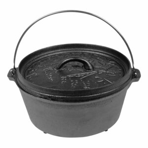 POLeR ポーラー アウトドア キャンプ POLeR CAST IRON DUTC OVEN - BLACK