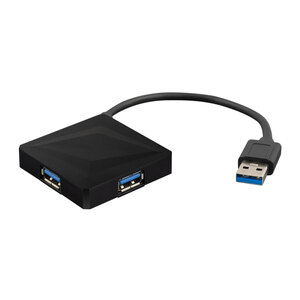 送料無料 USBハブ 4ポート USB3.1 Gen1(5Gbps)高速転送対応 グリーンハウス GH-HB3A4A-BK/7120 ブラック