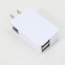 送料無料 USB-ACアダプター 出力2.1A コンパクトUSB充電器 USB２ポートタイプ USB053ｘ１台_画像9