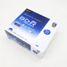 送料無料 BD-R ブルーレイ 録画用 プレミアム 6倍速対応 10枚 25GB スリムケース入 HIDISC HDVBR25RP10SC/0727ｘ３個セット/卸_画像2