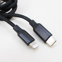 同梱可能 ライトニングケーブル 1メートル Apple公式認定品 USB Type-C to Lightning 美和蔵 ブラック MCA-LC100K/0522ｘ２本セット/卸_画像2