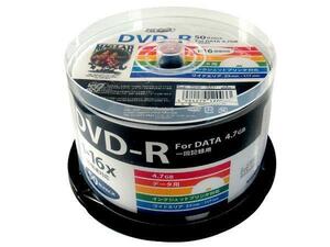同梱可能 DVD-R データ用 50枚組 16倍速 スピンドル HIDISC HDDR47JNP50/0033 ｘ１個