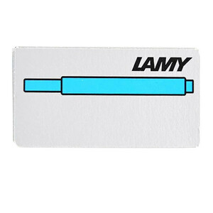  бесплатная доставка почтовая доставка Lamy авторучка чернильный картридж 5 шт. входит . бирюзовый LT10TQx1 шт 