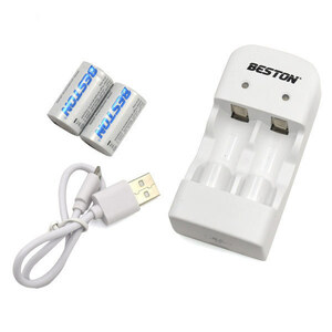  free shipping mail service CR2 2 piece attaching USB charger (CR2 CR123A combined use charger )3198x2 pcs. set /.