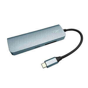 送料無料 多機能USBハブ Type-C 変換アダプター 8in1 Switch検証済 Lazos L-CH8/6165ｘ１本