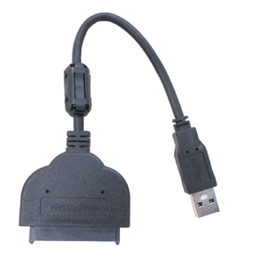 送料無料 SATA-USB3.0 変換ケーブル SSD/HDD用 2.5インチ専用 ノイズフィルター付き HIDISC VVD-U3SATANR/0087