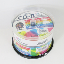 送料無料 CD-R 音楽用 50枚 80分700MB 32倍速対応 スピンドルケース入り ワイドプリンタブル HIDISC HDCR80GMP50/0157ｘ３個セット/卸_画像3