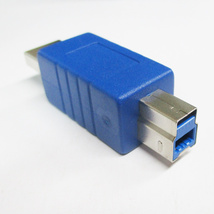 同梱可能 変換プラグ USB3.0 A(オス)-B(オス)USB3AA-BA 変換名人/4571284887138_画像1