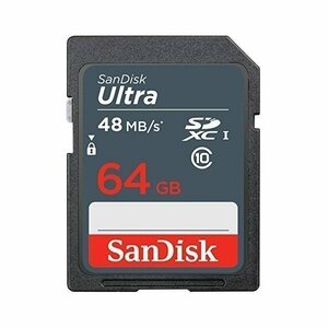 同梱可能 SDカード 64GB　class10 サンディスク SDXCカード