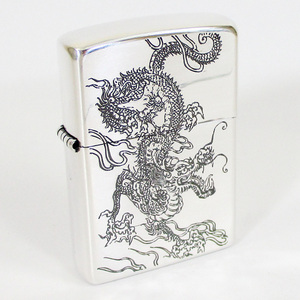  including in a package possibility Zippo - peace pattern dragon type B chrome 2SV-WDR2