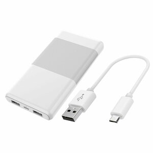 送料無料メール便 モバイルバッテリー 9200ｍAh PSEマーク有 OPP包装 HIDISC HD-MB9200GFWH-PP/0168ｘ１台