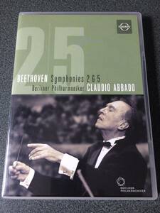 **[DVD] beige to-ven: symphony no. 2 number / no. 5 number [. life ]abado finger . Berlin * Phil is - moni - orchestral music .**