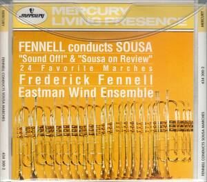 CD　フェネル スーザ ”Sound Off” ＆ &#34;Sousa on Review&#34;　イーストマン・ウィンドウ・アンサンブル　米盤