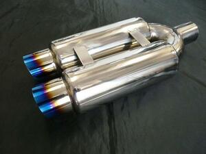 BE FREE titanium departure color 100Φ cannonball silencer one-off for cannonball 60-76ΦW