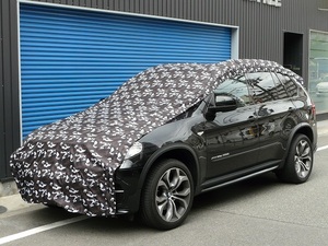  Touareg Cayenne Q7 camouflage half body cover canopy. rain leak, deterioration, prevention XL storage sack attaching 