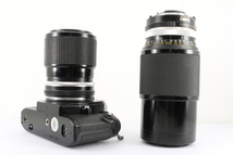 ★訳あり大特価★ ニコン NIKON NIKOMAT EM ボディ + ZOOM NIKKOR 43-86mm F3.5 AI + 80-200mm F4.5 AI #9637_画像3