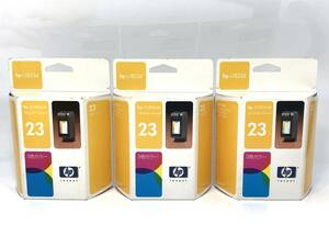  unused! Junk HP23 ink C1823DA 3 color color 3 box set!