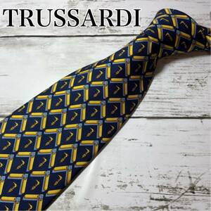 TRUSSARDI Trussardi галстук Logo рисунок общий рисунок Италия производства деловой костюм casual one отметка порог двери свадьба party 