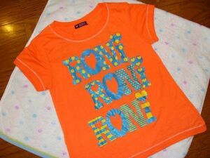 【ＵＳＥＤ】★ＲＯＮＩ/ロニィ★日本製　ロゴＡラインＴシャツ　　Ｍ　　委託　