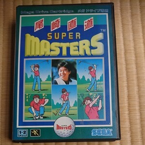 【ケース・取説あり】尾崎直道 スーパーマスターズ メガドライブ ソフト