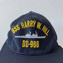 USA製 USS Harry W. Hill DD-986 キャップ ミリタリー NAVY 海軍 帽子_画像5