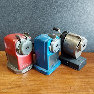 昭和レトロ アンティーク ジャンク 鉛筆削り 3個セット シャープナー
