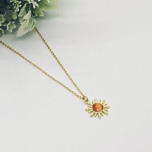 ゴールド ペンダント ネックレス 太陽モチーフ ハワイアンジュエリー レディース