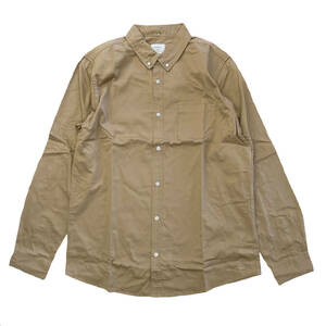 AS COLOUR　エーエスカラー　長袖 BDシャツ　XLサイズ　カーキ　BD DENIM WASH SHIRT　KHAKI　アズカラー