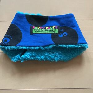  postage included PARTY PARTY warm neck warmer blue blue inside side .... free shipping 