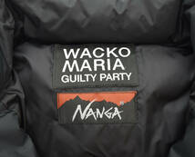 ☆ NANGA ナンガ WACKO MARIA ワコマリア 21FW STAND COLLAR DOWN スタンドカラー ダウンジャケット XL 黒 ブラック 103_画像5