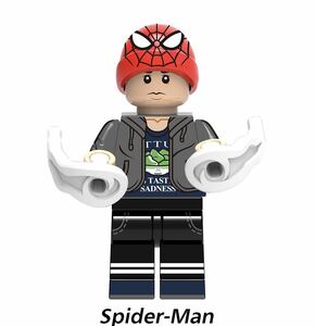 1体　スパイダーマン　マーベル アベンジャーズ　ミニフィグ LEGO 互換 ミニフィギュア　ブロック p