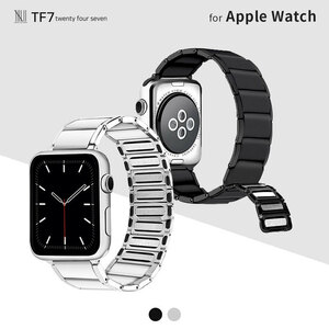 TF7 Apple Watch用 バンド Series 7. SE/6/5/4/3/2/1MAGNETIC STRAP 45mm/44mm/42mm用 ブラック TF27BK44