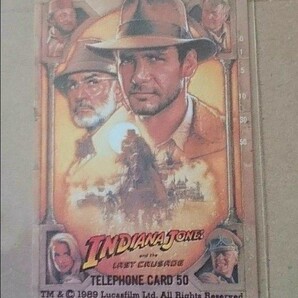 【映画】1989年 インディ・ジョーンズ/最後の聖戦 テレホンカード