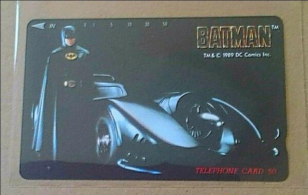 【映画】 1989年 バットマン テレホンカード