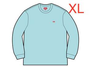 【新品】 XLサイズ Small Box L/S Tee Cyan 20SS ロングスリーブ 長袖Tシャツ ロンT Box Logo