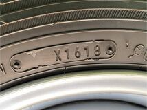 ○A7638 スチールホイール　ICENAVI 155/80R14 114.314X5J of40 18年製　プロボックス○_画像8