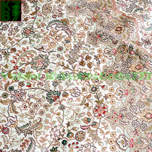 【贅沢敷物】ペルシャ 絨毯 シルク★310ｘ430ｃｍ 100％ ハンドメイド カーペット ラグ 住まい インテリア 応接間 リビング 高級 装飾 X52_画像6