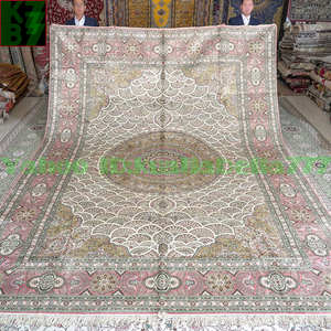 Art hand Auction [Luxury Rug] Persian Carpet Silk★310x430cm 100% Handmade Carpet Rug Home Interior Drawing Room Living Luxury Decoration X51, furniture, interior, carpet, rug, mat, Carpet general