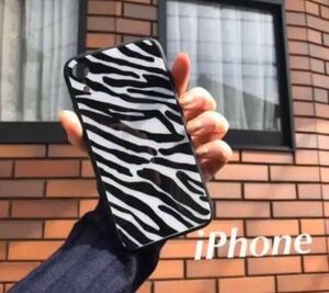 iPhone11 11pro 11prymax кейс усиленный стеклянный кейс Zebra iPhone кейс 7plus 8plus