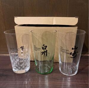 山崎、白州、響 うすづくりタンブラー 3点セット