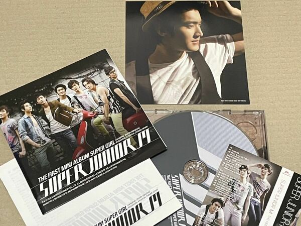 送料込 SUPER JUNIOR M - SUPER GIRL CD+DVD / ジャケカ シウォン