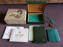 【ROLEX　純正箱】ロレックス/空箱/木製BOX/木箱/説明書_画像1