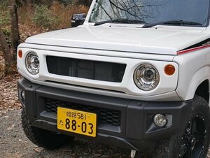 オフロードサービス タニグチ ジムニー ジムニーシエラ JB64 74 FRP フロントグリル 未塗装 OFF ROAD SERVICE TANIGUCHI