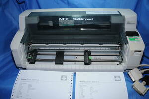  NEC　MultiImpact D700LA ドットプリンター　複写伝票に