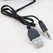送料無料 USB スピーカー LAZOS ブラック L-SK-B/6035ｘ１台_画像6