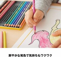 送料無料 色鉛筆 18色 缶入り Bicジャパン キッズ BKEVOM18E/0987ｘ１個_画像9