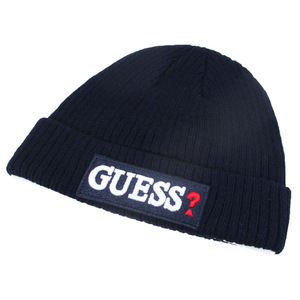 送料無料メール便 ニット帽 GUESS（ゲス）ワッチキャップ ニットキャップ ネイビー AI4A8859DS-NVY-FF-5343