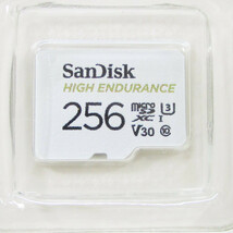 送料無料 256GB microSDXCカード マイクロSD サンディスク 高耐久ドライブレコーダー向 CL10 V30 U3SDSQQNR-256G-GN6IA/3227_画像1