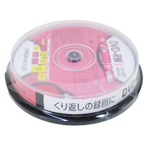 送料無料 DVD-RW 録画用メディア くり返し録画 10枚入 スピンドル GH-DVDRWCB10/6392 グリーンハウスｘ１個_画像2