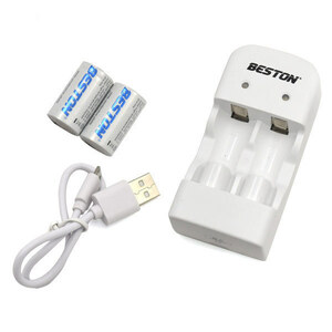  including in a package possibility CR2 2 piece attaching USB charger (CR2 CR123A combined use charger )3198x1 pcs 